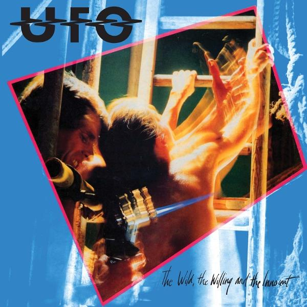 UFO-Albumcover: Zwei Männer, eine Leiter, ein Gewehr im viktorianischen Stil.