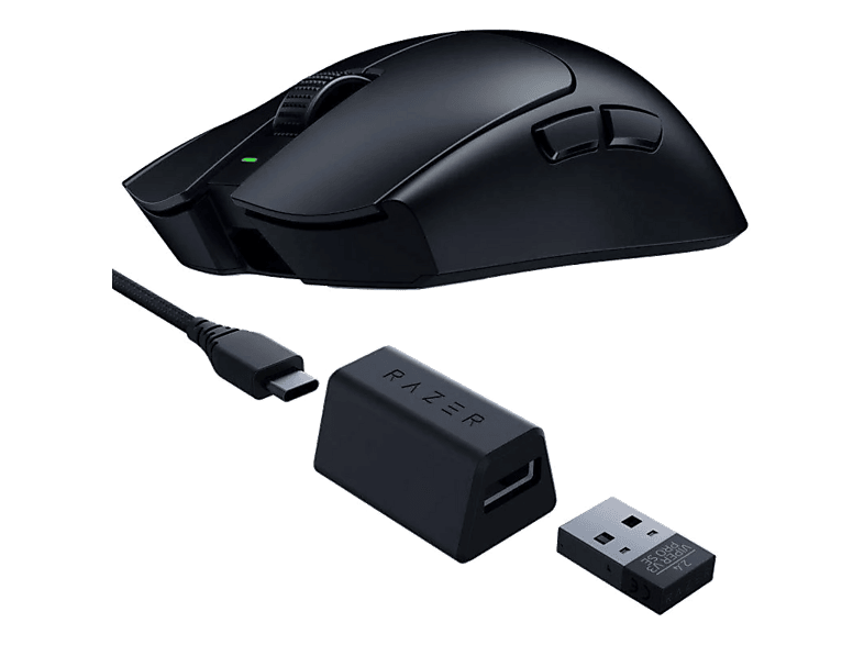 Ratón gaming - Razer Viper V3 Pro SE, Inalámbrica/Con Cable, 35000 ppp, Hasta 95 horas a 1000 Hz, Sensor óptico Focus de PPP, Negro