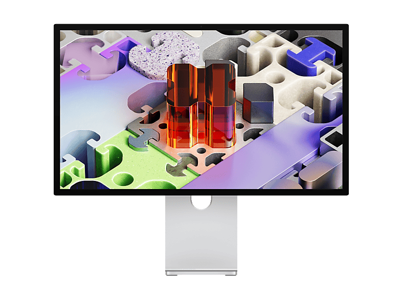 APPLE Studio Display XDR, 27 Zoll Monitor, mit Standardglas, VESA Mount Adapter, Retina 5K, 0 Reaktionszeit, 600 cd/m², 120 Hz, Silber