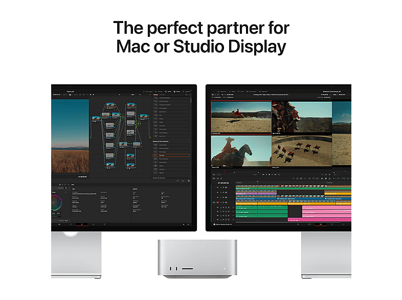APPLE Studio Display XDR, 27 Zoll Monitor, mit Standardglas, VESA Mount Adapter, Retina 5K, 0 Reaktionszeit, 600 cd/m², 120 Hz, Silber — Foto 5 von 5