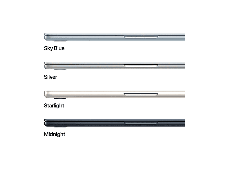 APPLE MacBook Air 13 (2026), Notebook, 13,6 Zoll, Retina, APPLE M5 Chip (10-Core CPU, 10-Core GPU), 16 GB, 1 TB, macOS, M5 — Foto 2 von 5