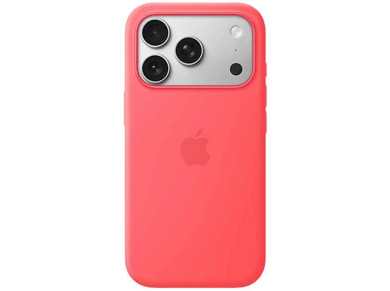 Apple Silicone Case met MagSafe voor iPhone 17 Pro Bright Guava
