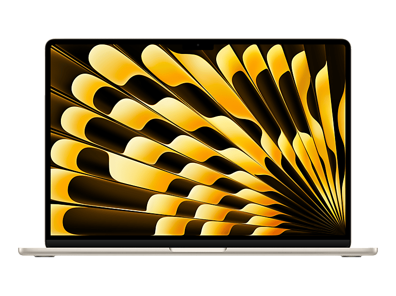 APPLE MacBook Air (2026) M5, Notebook, mit 15.3 Display, Apple M-Series M5 Prozessor, 16 GB RAM, 512 SSD, GPU, Starlight, macOS