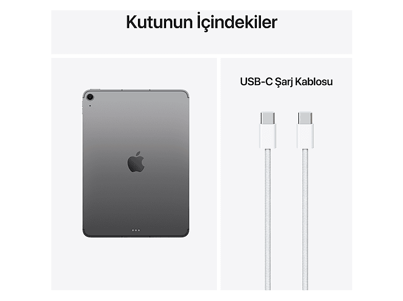 APPLE MH7D4TU/A iPad Air 11 inç M4 Wi-Fi+CL 256 GB Tablet Uzay