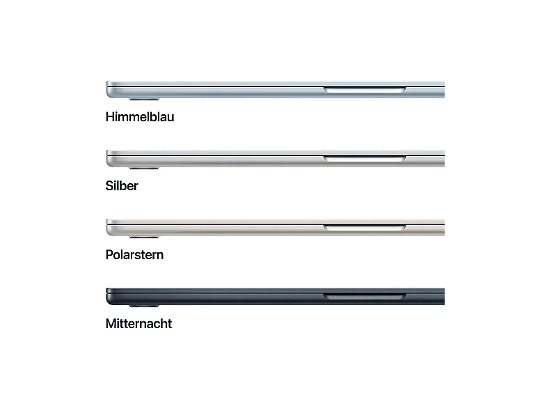 APPLE MacBook Air (2026) - 15,3 Zoll Apple M5 16 GB 1 TB macOS