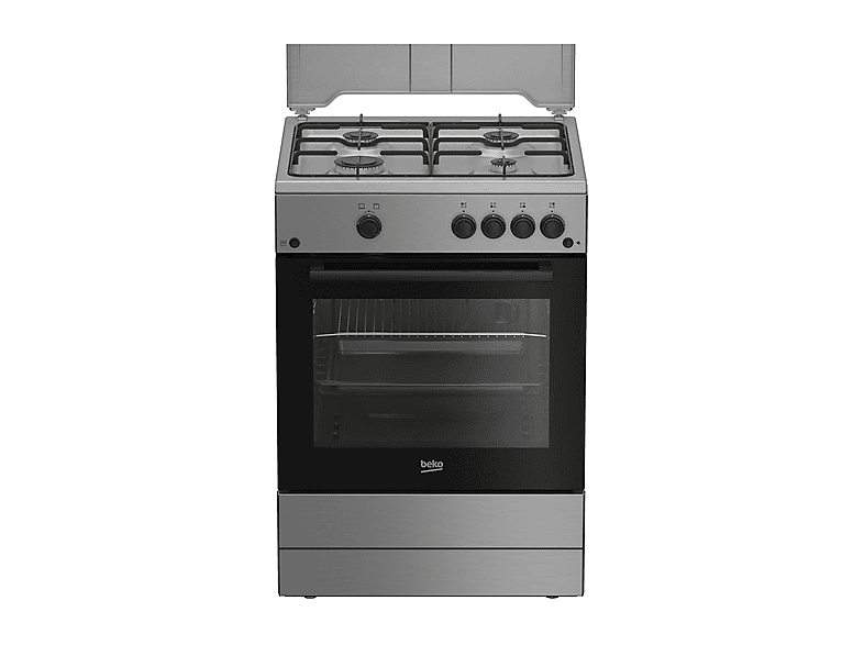 BEKO CUCINA A GAS FBG62010DX, Piano cottura a gas, zone 4, classe