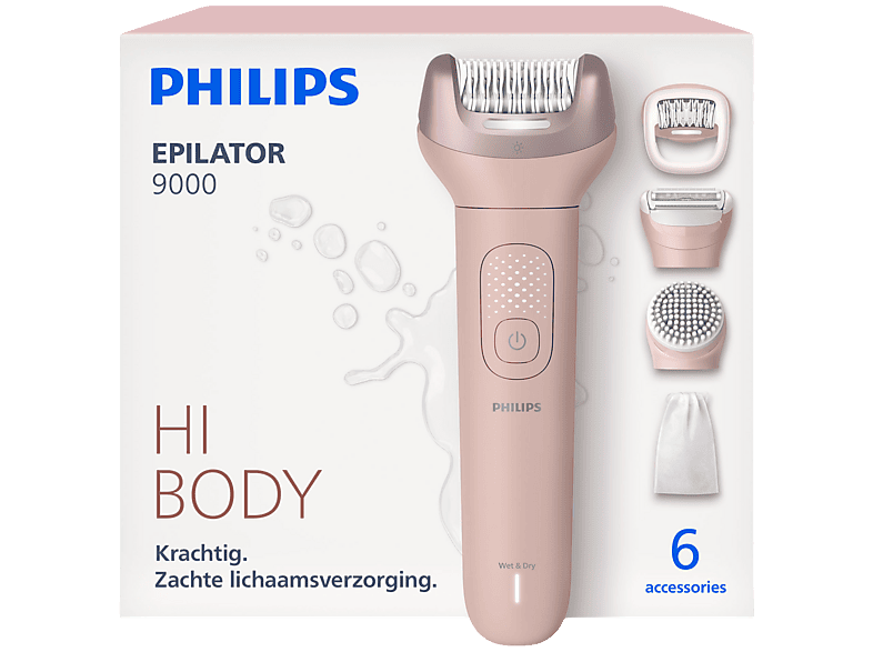 Philips Epilator Series 9000 – Bre718/00 Roze