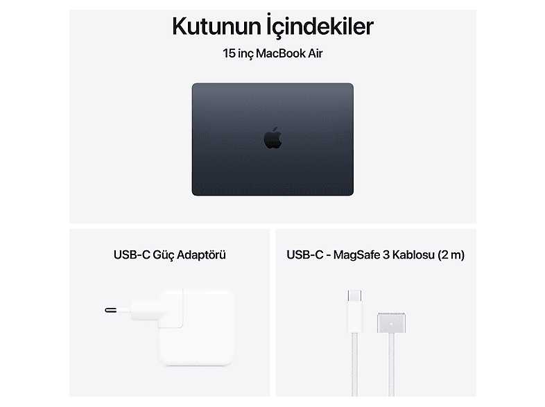 APPLE MDVK4TU/A/MacBook Air/Apple M5 İşlemci(10 Çekirdek CPU-10