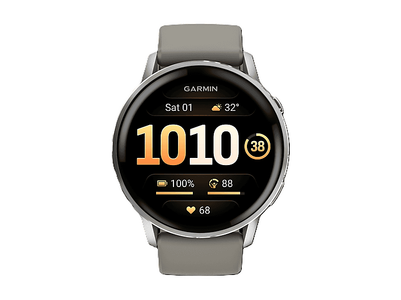 SMARTWATCH GARMIN VENU 4 45MM, Grigio / Argento