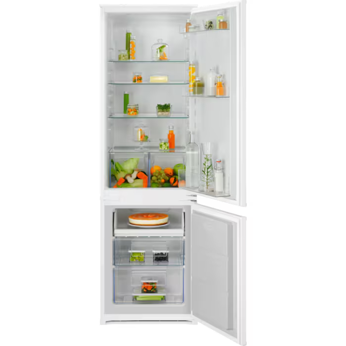 ELECTROLUX ENA6LE18S Beépíthető kombinált hűtőszekrény 177 cm, AI CoolAssist funkció, elektronikus vezérlés