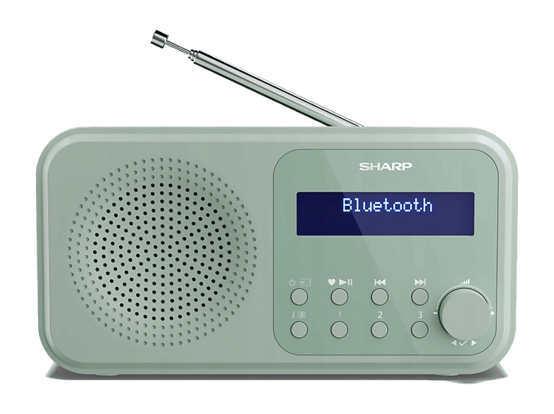 Sharp DR-P420(GN) Radio FM DAB+ Bluetooth Zielony