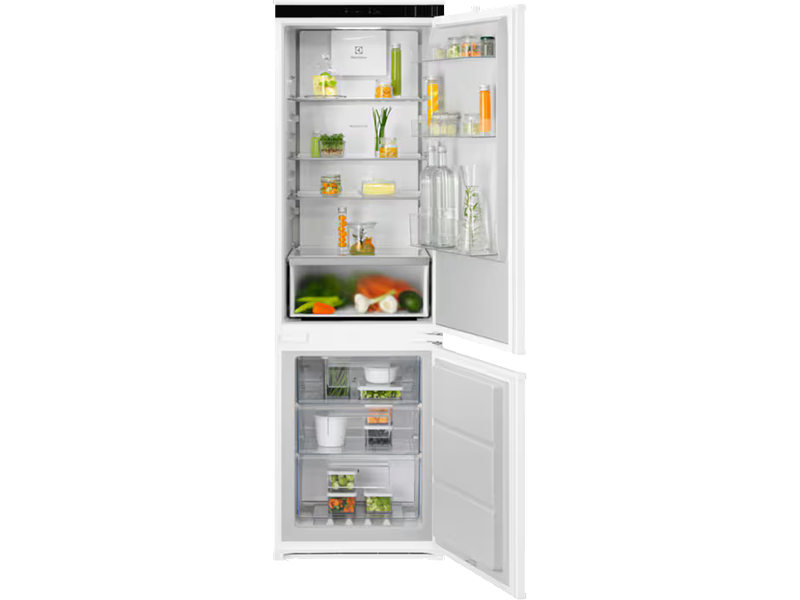 ELECTROLUX LNA7CE18S Beépíthető kombinált hűtőszekrény 177 cm,TwinTech, NoFrost, AI CoolAssist funkció