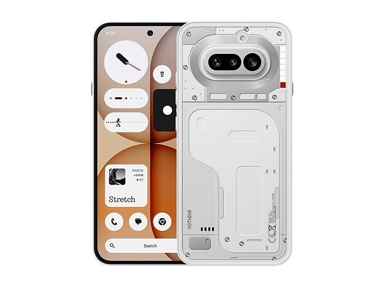 Nothing Phone 4a, Blanco, 256GB, 8GB RAM, 6.78 AMOLED LTPS flexible, Snapdragon 7s Gen 4, 5400 mAh