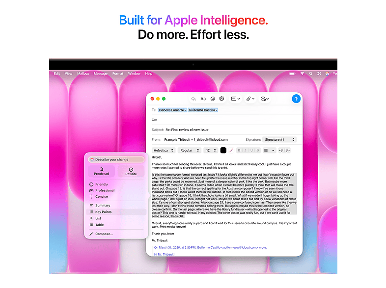Apple MacBook Neo 13 (A18 Pro, 2026) 33 cm (13 Zoll) 8 GB RAM 256 GB SSD 6-Core CPU 5-Core GPU Rosa — Foto 6 von 6
