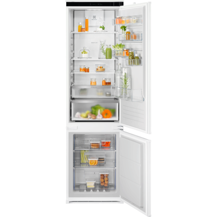 ELECTROLUX ENA7CD19S Beépíthető kombinált hűtőszekrény 188 cm, TwinTech, NoFrost, AI CoolAssist funkció