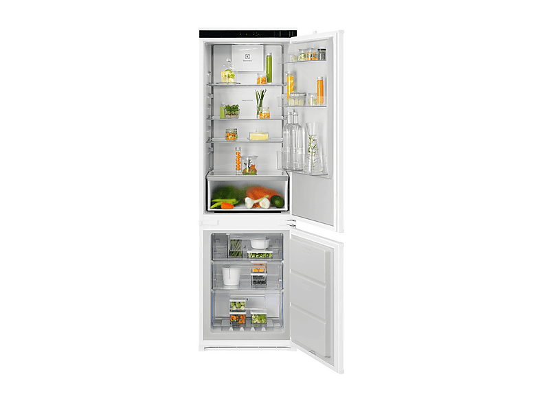 FRIGORIFERO DA INCASSO ELECTROLUX LNA7CE18S, Capacità netta totale 248 l, Rumorosità: 37 dB(A), 4 ripiani, Dimensioni: L 54,6 cm A 177,2 P 54,9 cm, Bianco, Classe E