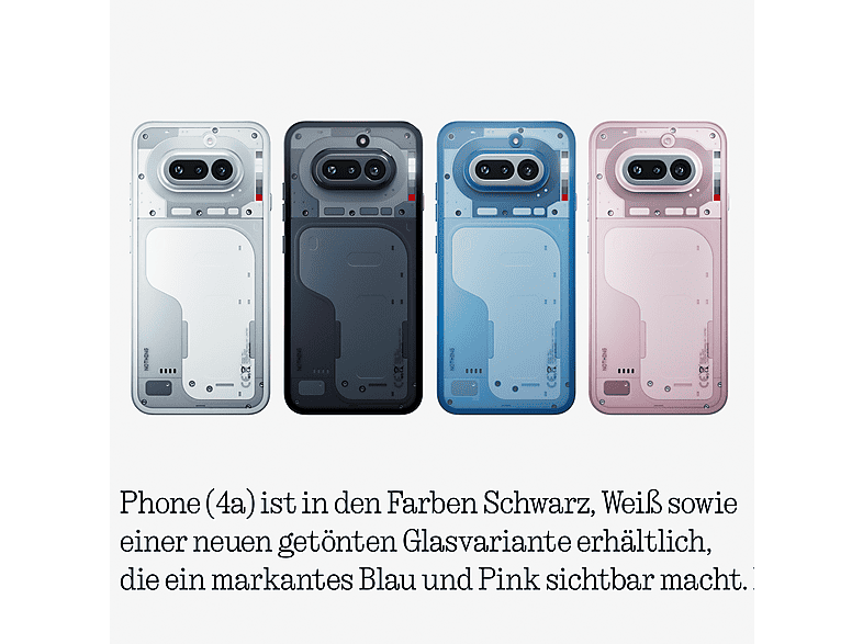 Thumbnail - NOTHING Phone (4a) 128 GB Weiß Dual SIM