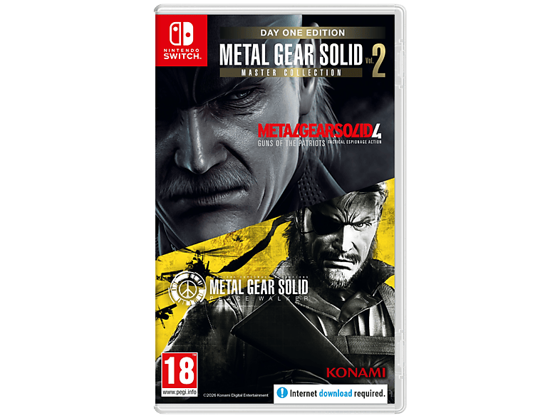 Metal Gear Solid: Master Collection Vol. 2 Day One Edition Nintendo Switch