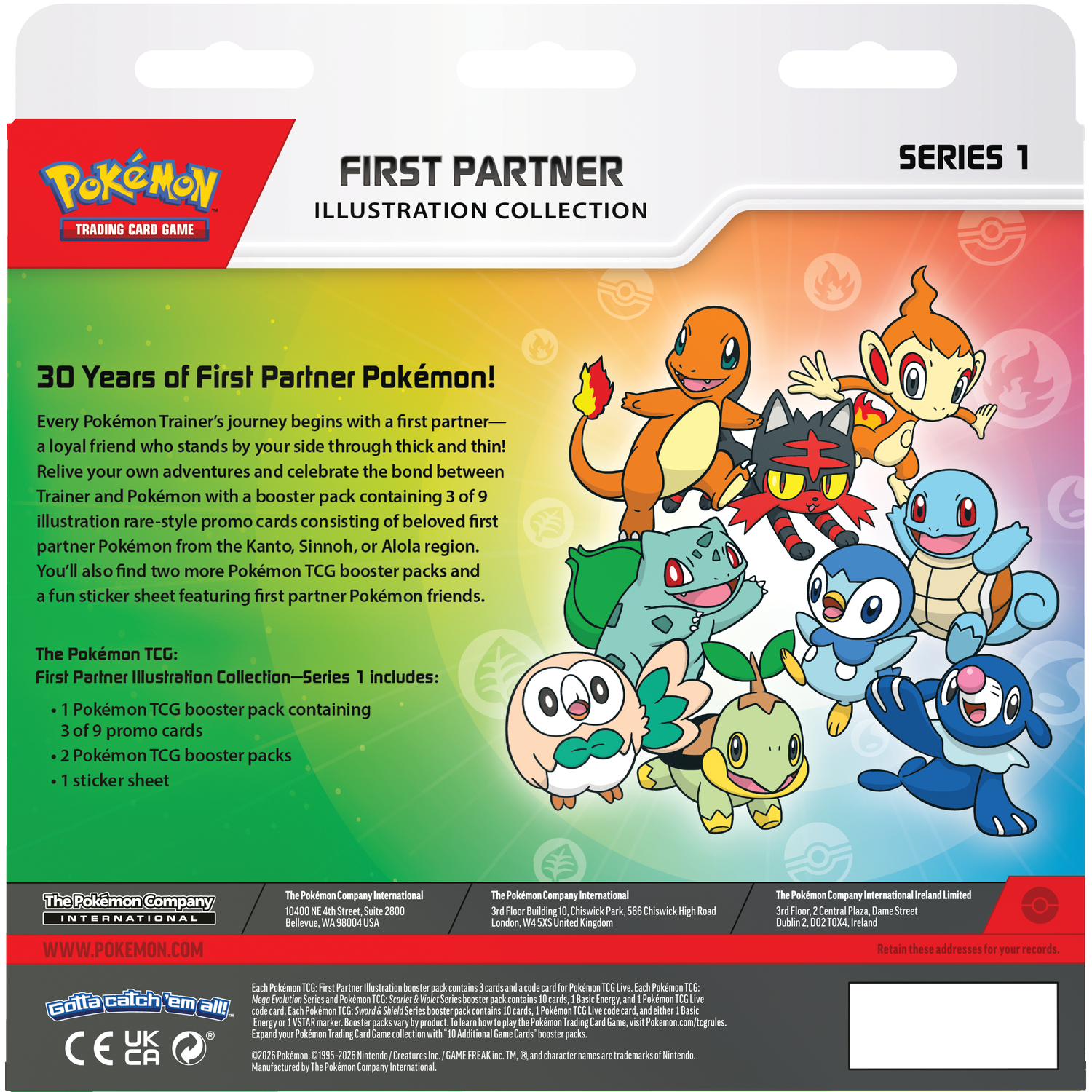 Illustratie van Pokémon-personages Charmander, Squirtle en Turtwig.