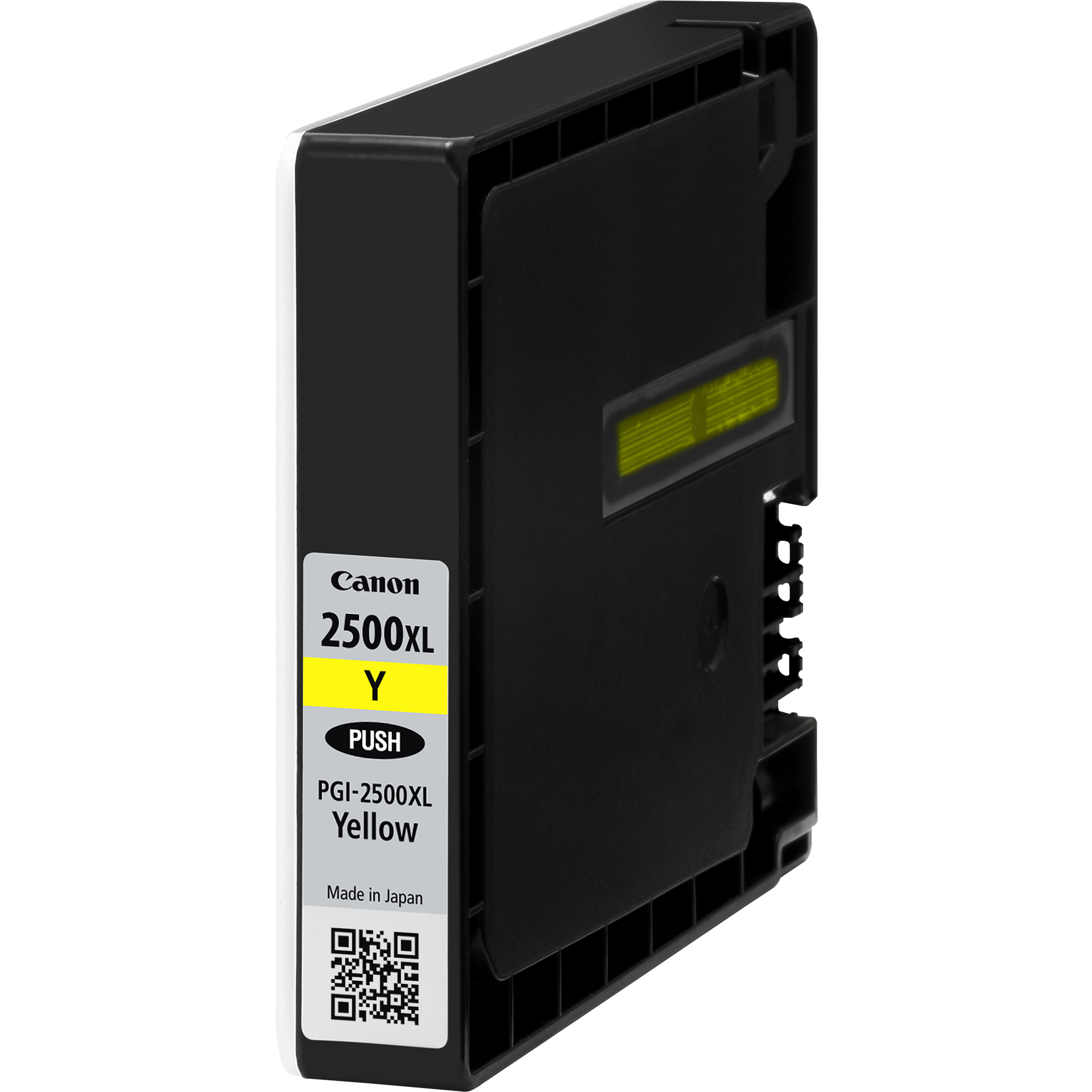 Czarny wkład atramentowy Canon PGI-2500XL Żółty z żółtym wskaźnikiem.
