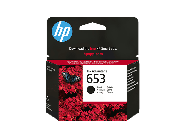 Oryginał HP 653 czarny 3YM75AE