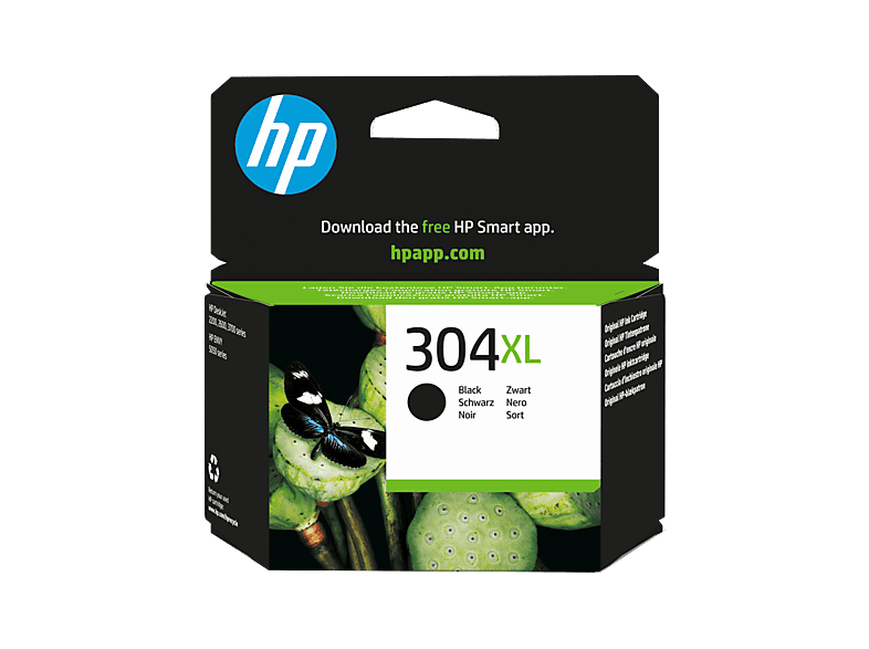 Oryginał HP 304 XL czarny N9K08AE Instant Ink