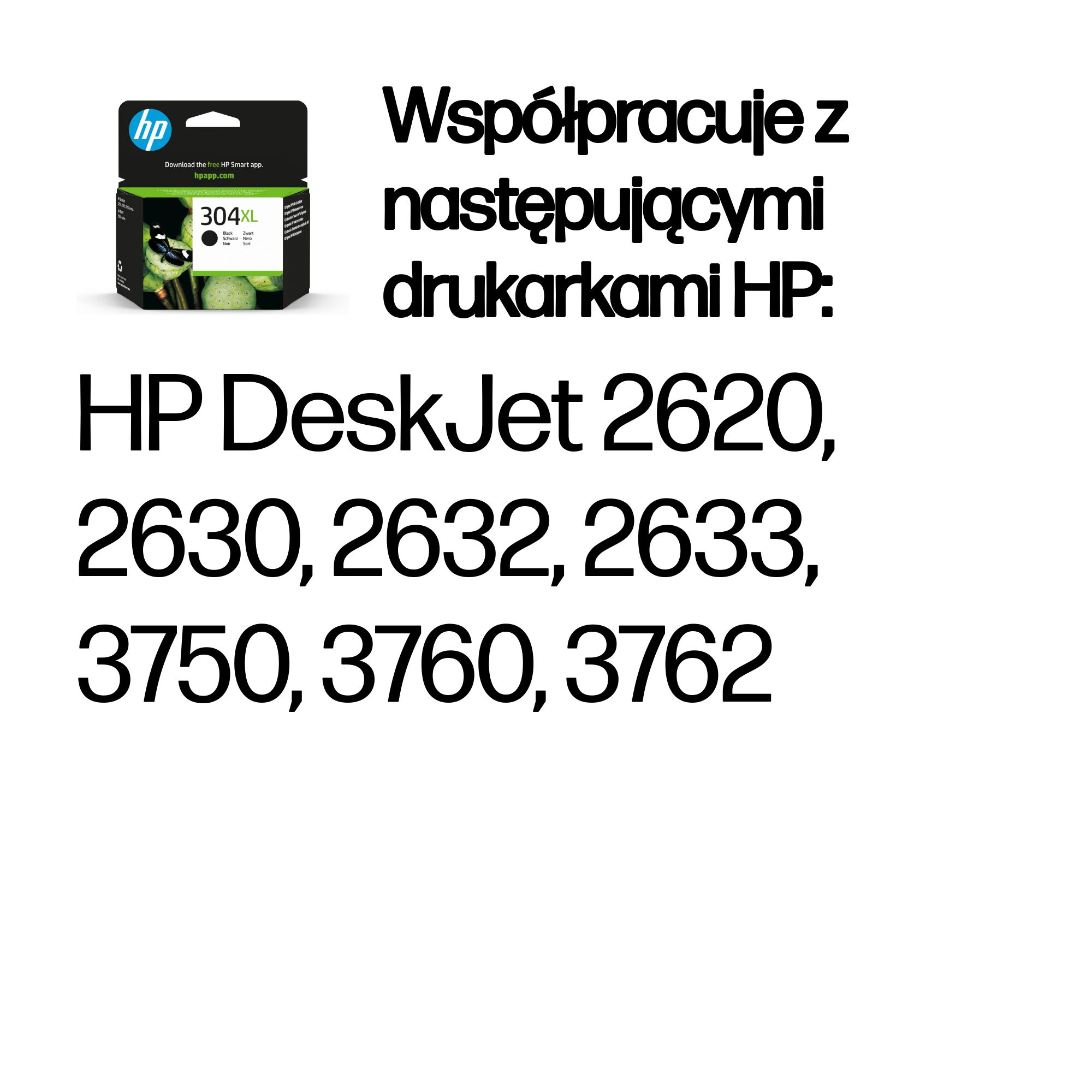 Tusz HP 304XL kompatybilny z drukarkami HP DeskJet.