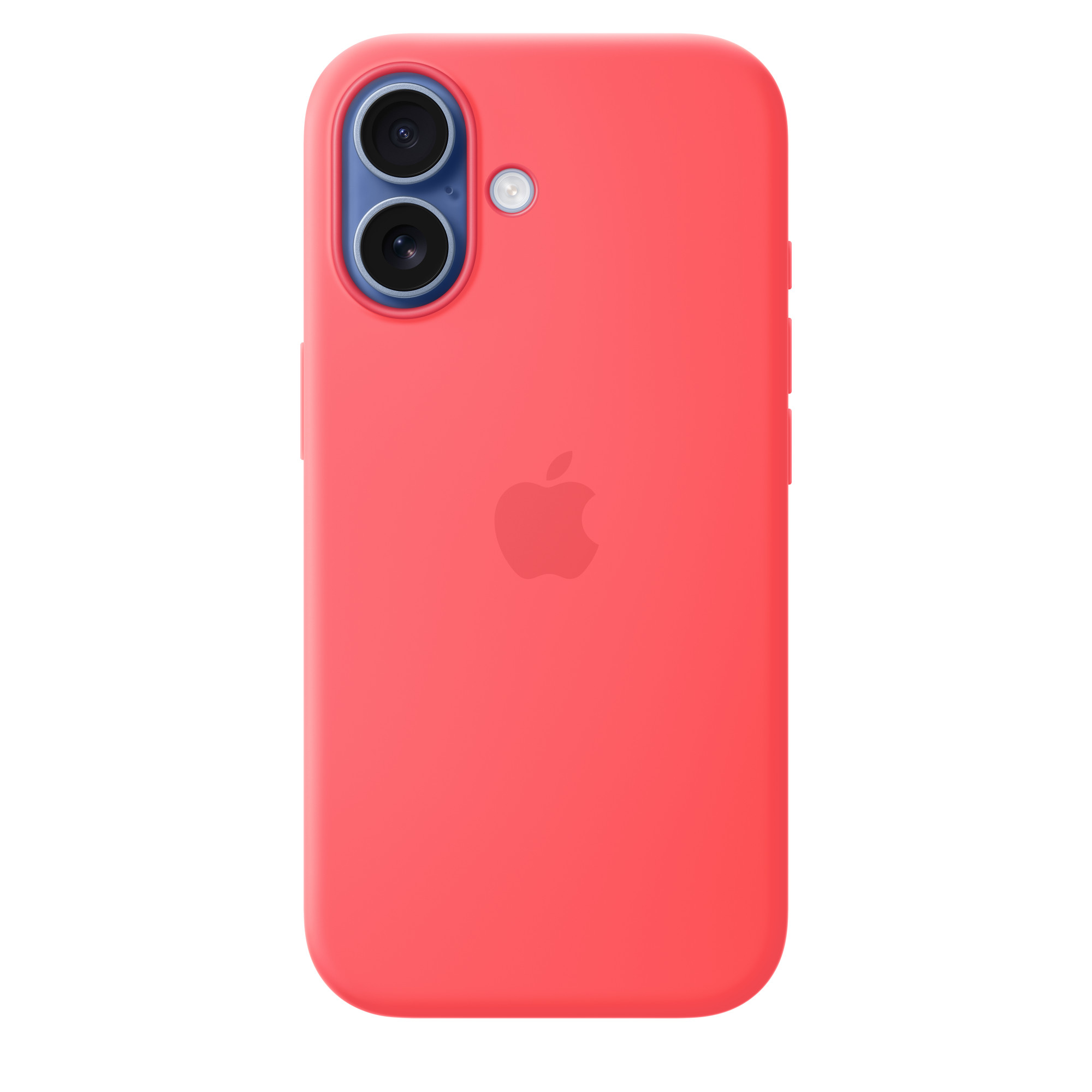 Piros okostelefon tok dupla kamerával és vakuval.
