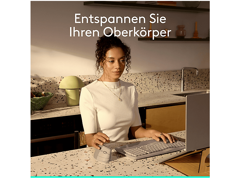 Thumbnail - LOGITECH Lift für kleine und mittelgroße Hände, Vertikale Ergonomische Maus, Sand