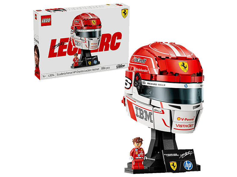 Lego Editions Formula 1 43014 Scuderia Ferrari HP Charles Leclerc Helm Bausatz