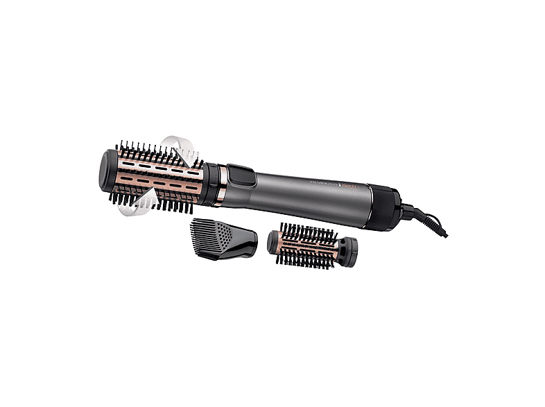 Spazzola arriccia capelli REMINGTON AS8810, Potenza massima 1000 W, in Ceramica, 2 temperature, Grigio/Nero