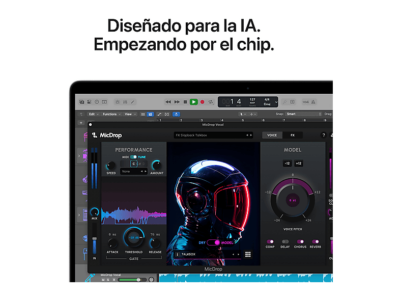Apple MacBook Pro (2026) 14.2" Liquid Retina XDR, Chip M5 Max Apple, CPU 18 núcleos, GPU 32 36GB RAM, 2TB SSD, Plata, Sin cargador – imagen 2