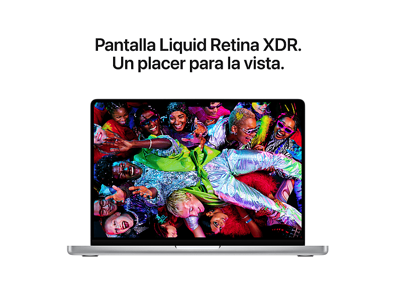 Apple MacBook Pro (2026) 14.2" Liquid Retina XDR, Chip M5 Max Apple, CPU 18 núcleos, GPU 32 36GB RAM, 2TB SSD, Plata, Sin cargador – imagen 3