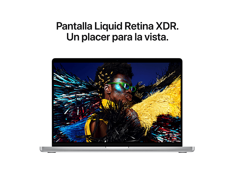 Apple MacBook Pro (2026) 16.2" Liquid Retina XDR, Chip M5 Max Apple, CPU 18 núcleos, GPU 32 36GB RAM, 2TB SSD, Plata, Sin cargador – imagen 2