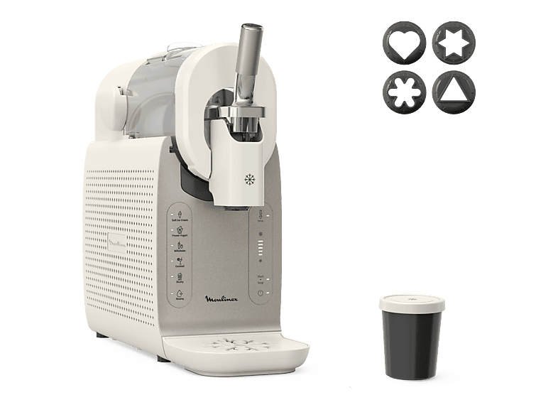 Moulinex Freezi MJ803AF0 Sorbetière et machine à boissons glacées