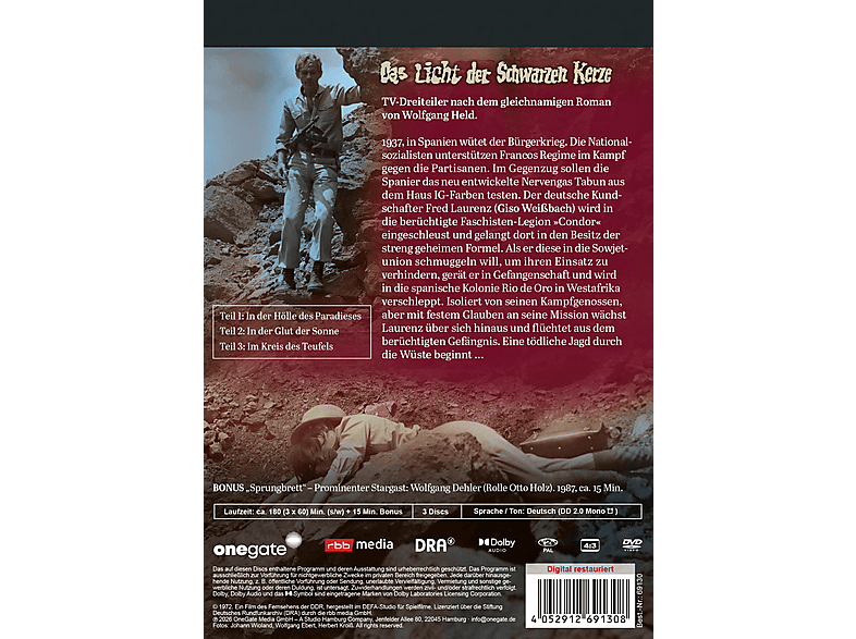 Grosse Geschichten 38: Das Licht der schwarzen Kerze [DVD]