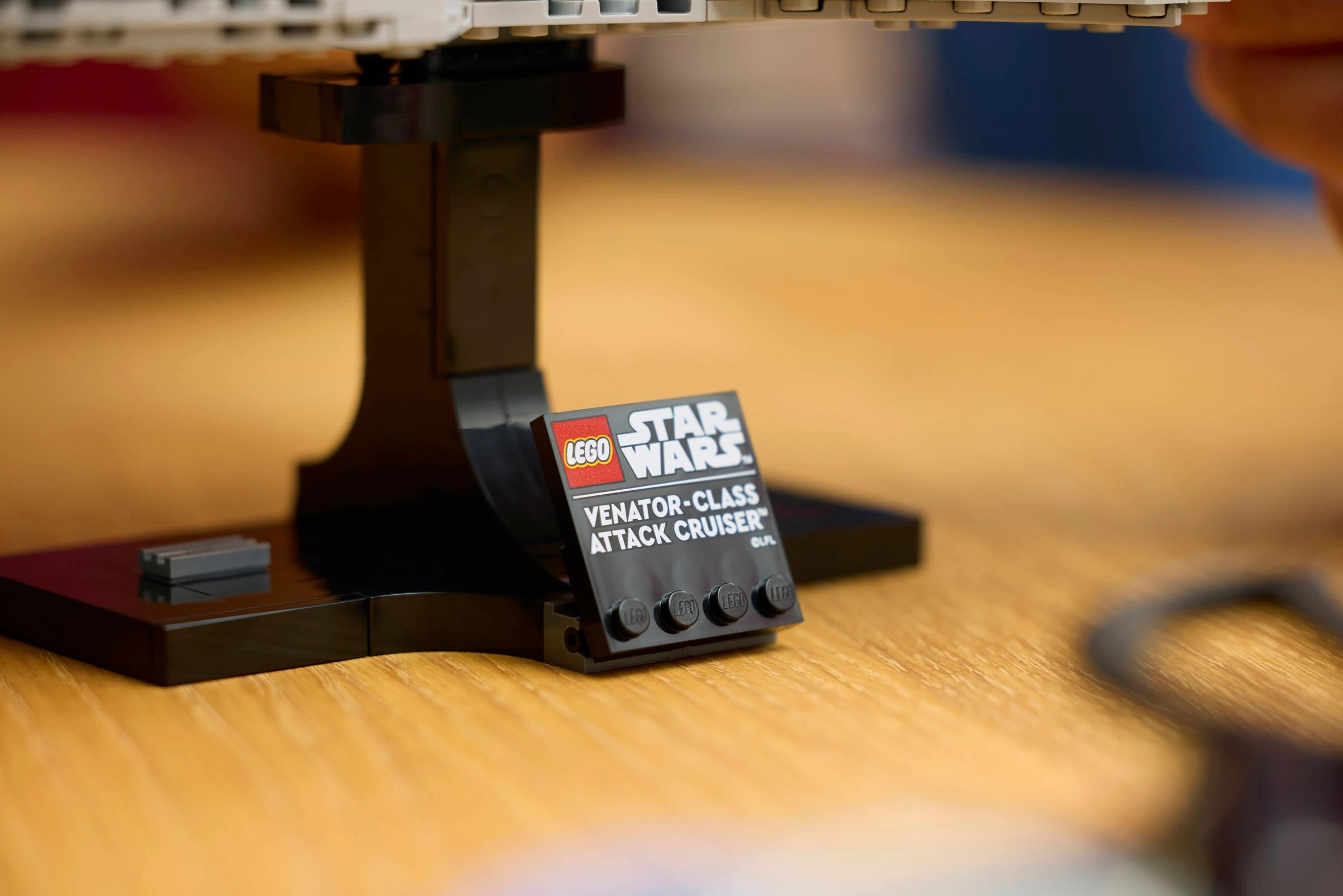 Tabliczka Lego Star Wars dla Krążownika Atakującego Klasy Venator.