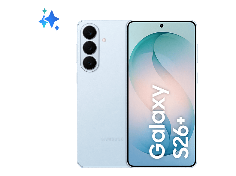 MediaMarkt, Samsung Galaxy S26+ 512 Gb Sky Blue Dual Sim, Smartphones, Handy & Navi, Smartphone, Samsung Smartphones, SM-S947BLBGEUE