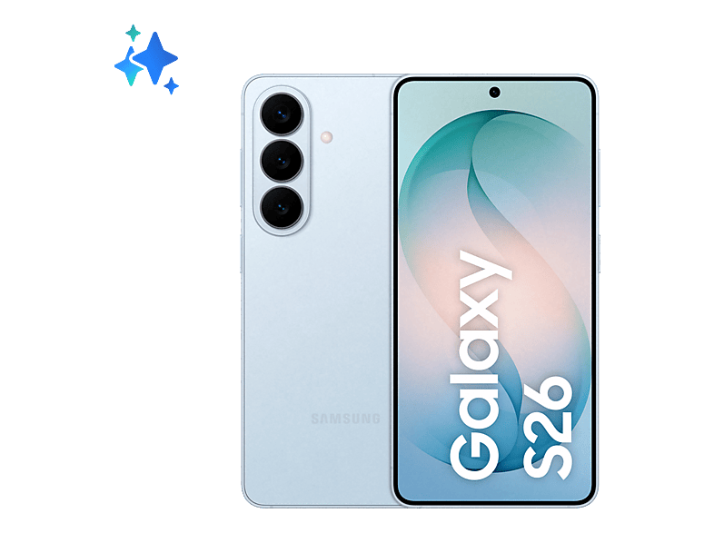 MediaMarkt, Samsung Galaxy S26 512 Gb Sky Blue Dual Sim, Smartphones, Handy & Navi, Smartphone, Samsung Smartphones, SM-S942BLBHEUE