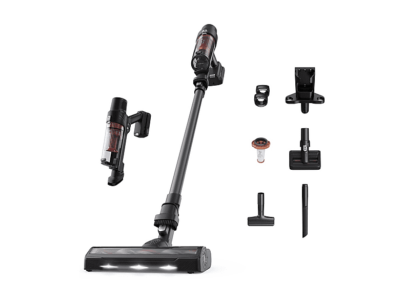 SCOPA RICARICABILE ROWENTA X-PERT 7.60 RH6A75, Potenza Max 140 W, Autonomia fino a 45 min, Contenitore polvere 0,44 l, Rosso tanin e nero