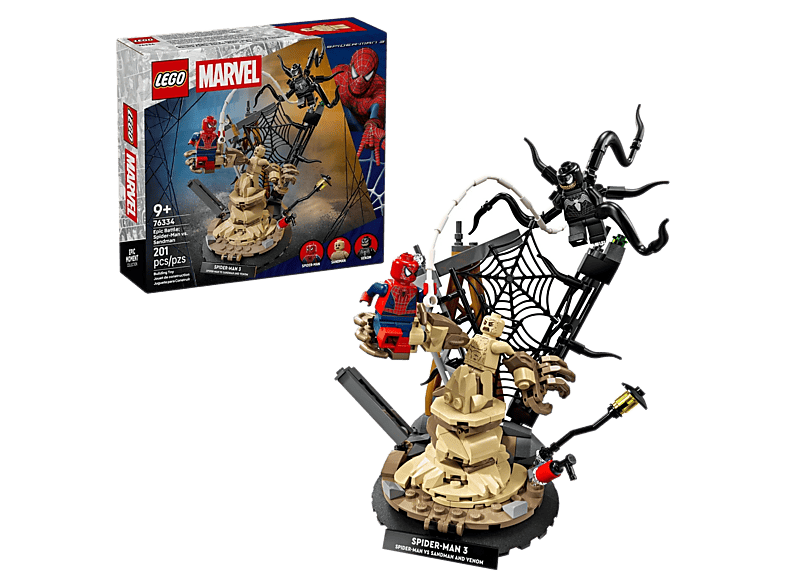 Klocki LEGO Marvel Epicka bitwa: Spider-Man kontra Sandman 76334