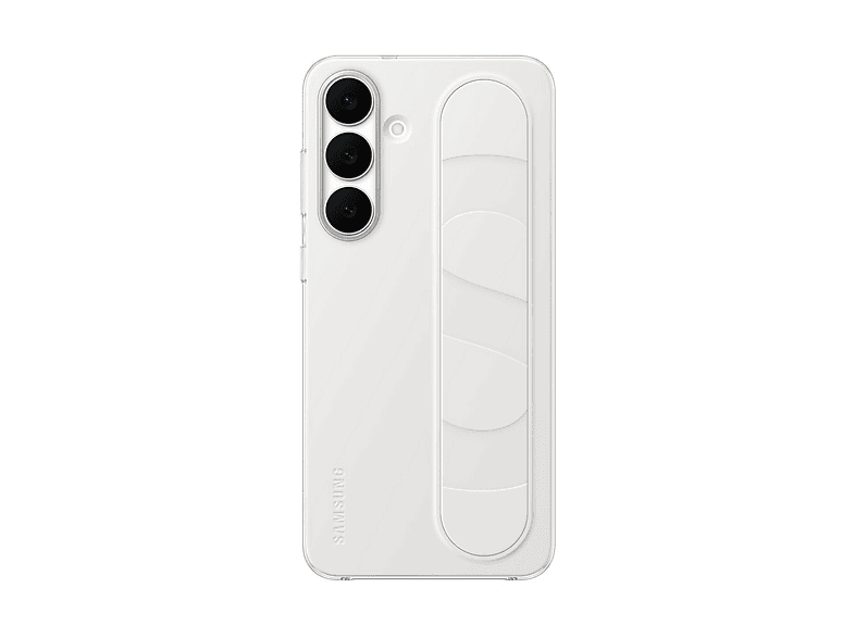 SAMSUNG Standing Grip Case COVER per Samsung Galaxy S25 FE, Bianco