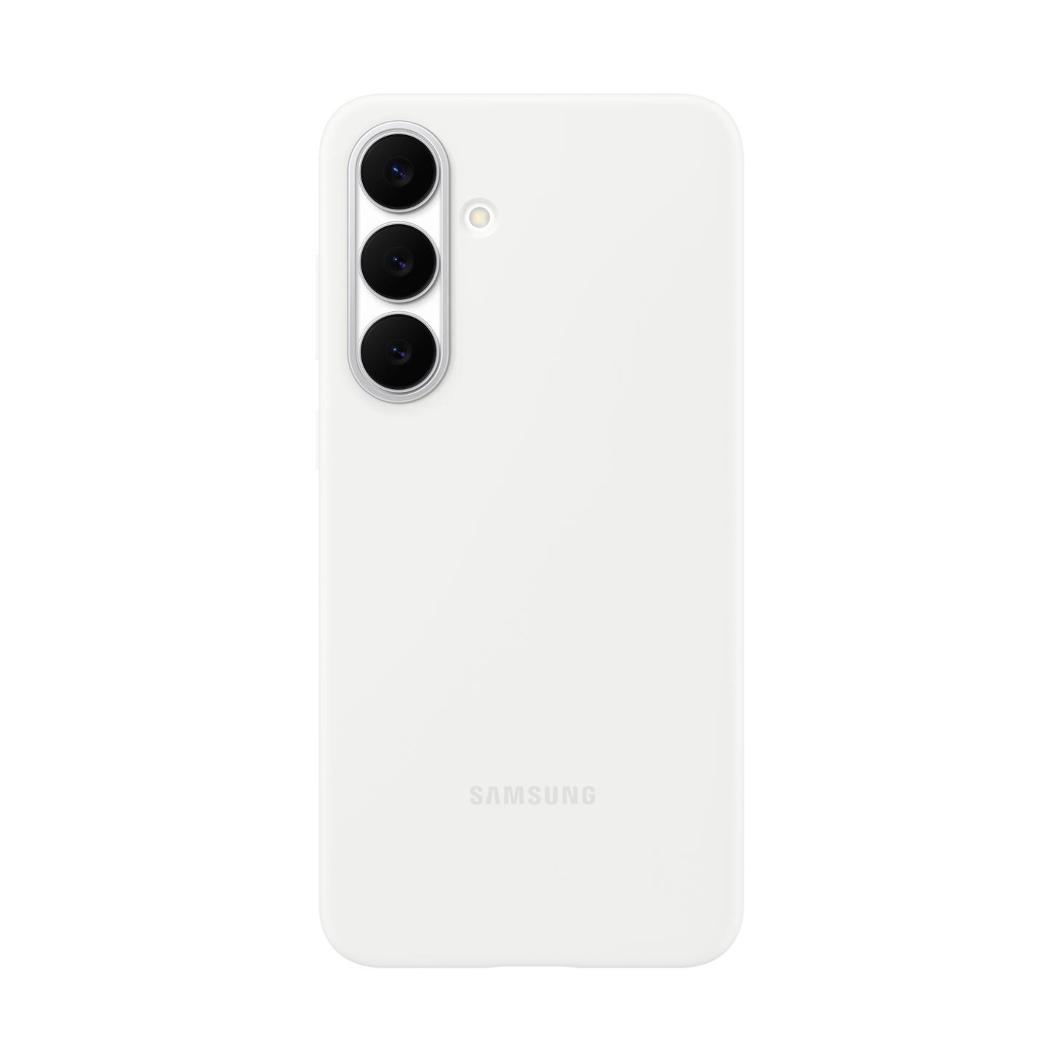 SAMSUNG Silicone Case COVER per Galaxy S25 FE, Bianco