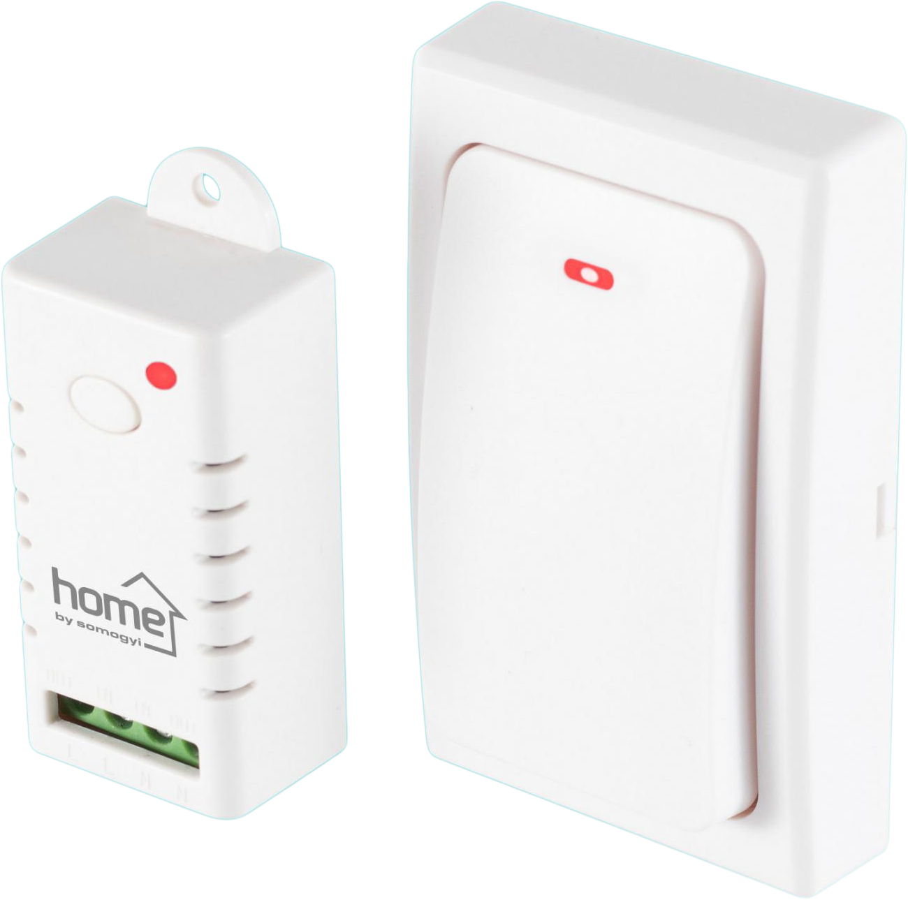 HOME Vezeték és elem nélküli lámpakapcsoló, 230V, kinetikus energia, 100m (NVK SWITCH)