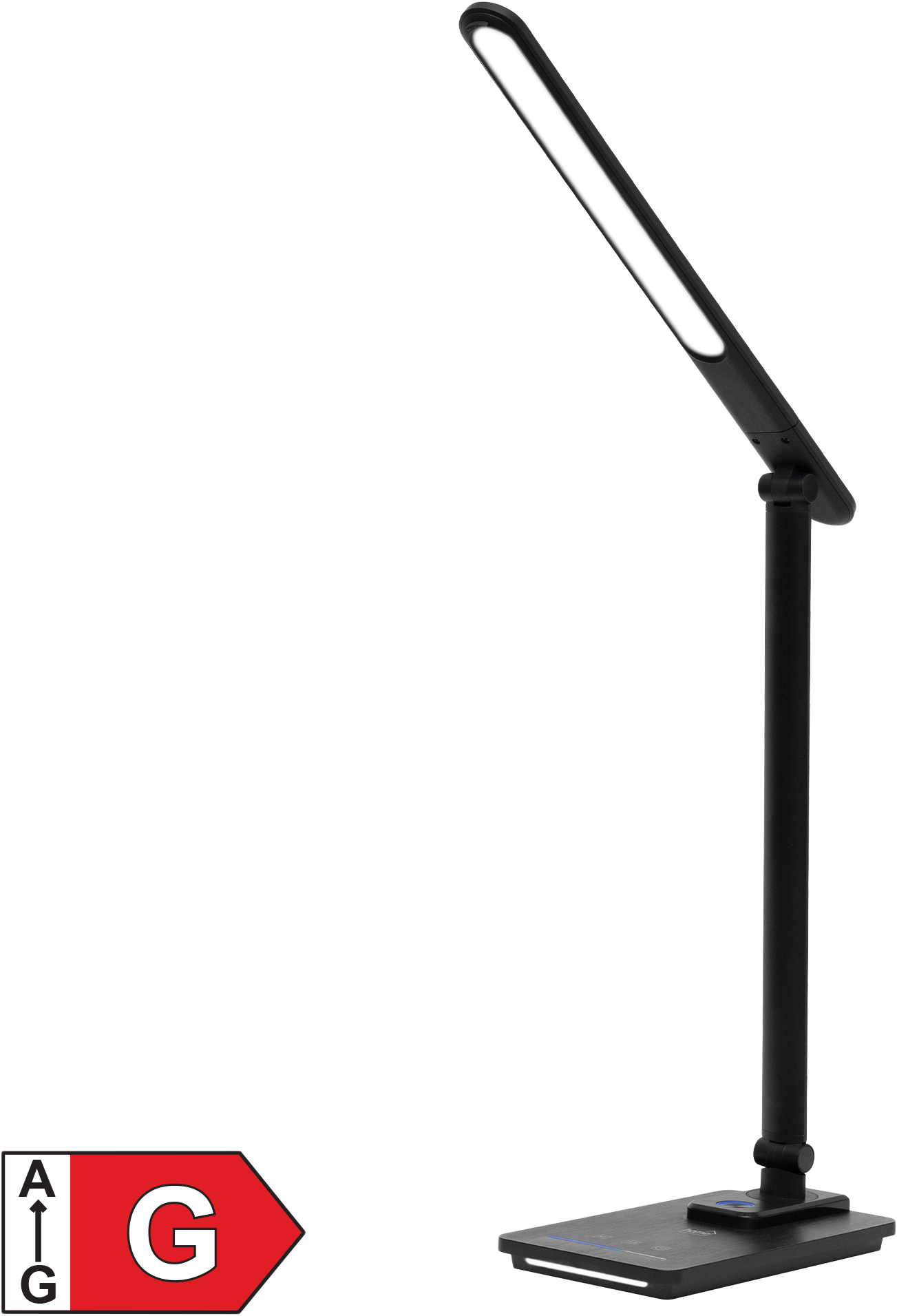 HOME Asztali lámpa, LED éjjeli fény, állítható fejrész, 5fokozat, változtatható fényerő és színhőmérséklet (LA 4)