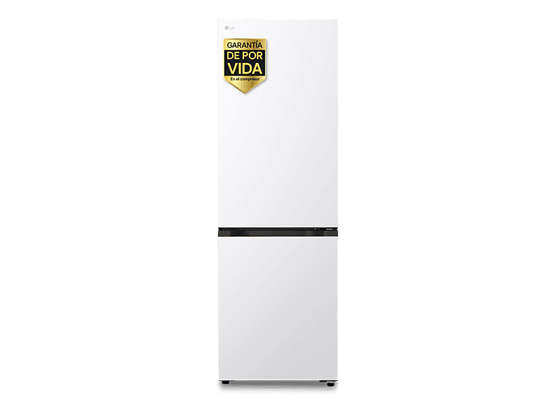 REACONDICIONADO Seminuevo Bueno Frigorífico combi - LG GBBS312CSW, Total No Frost, 186 cm, 333 l, DoorCooling+™, FRESHBalancer™, Blanco