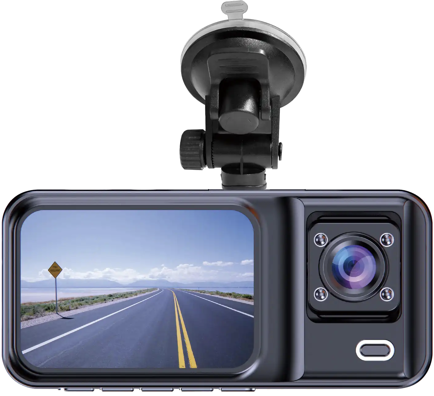 DENVER CCT-2500 menetrögzítő kamera, duál lencse, 1.3/0.3 MP, 120° széles látószög