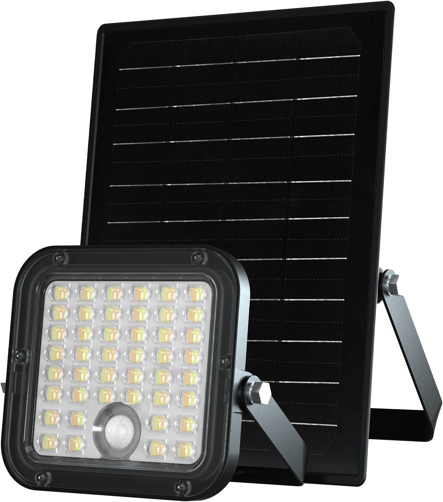 HOME Szolár paneles LED reflektor, PIR mozgásérzékelő, 1500lm, 2 üzemmód (FLP1500SOLAR)