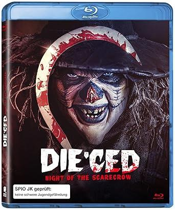 Horror Blu-ray Cover mit einem gruseligen Vogelscheuchen-Gesicht und dem Titel.