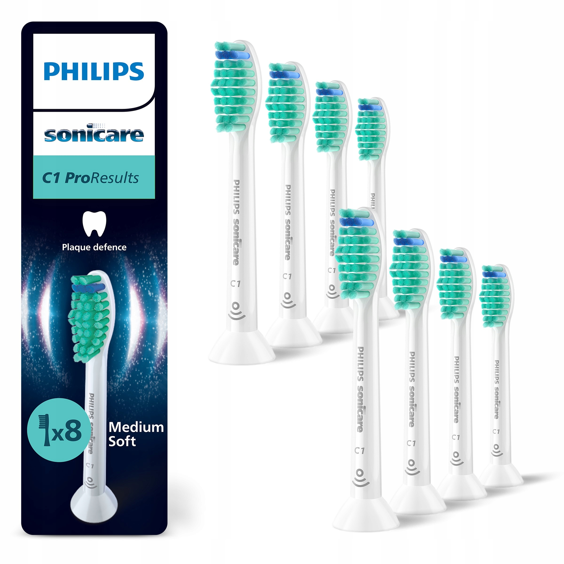 Główki do szczoteczki Philips Sonicare C1 ProResults, opakowanie 8 szt.
